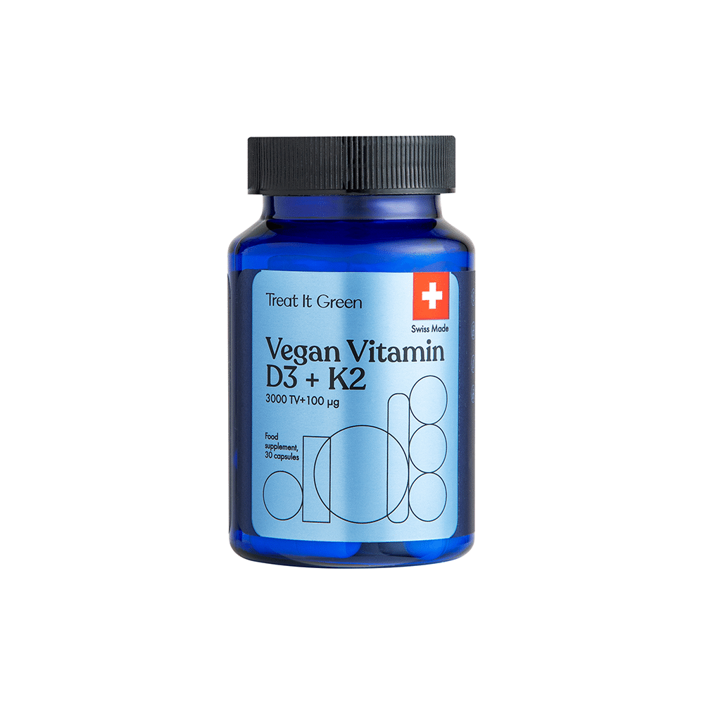 Vegan Vitamin D3 + K2 (30 Kapseln)