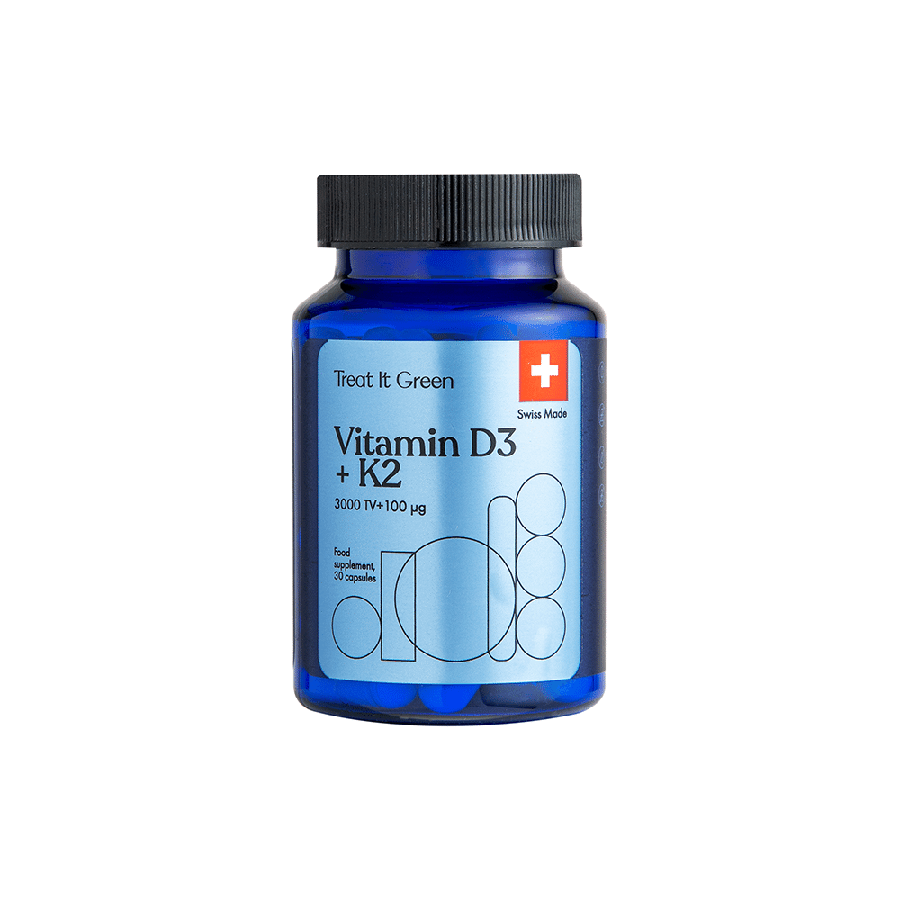 Vitamin D3 + K2 (30 Kapseln)