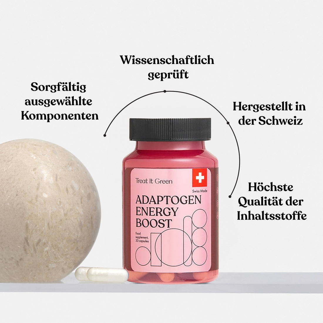 Adaptogen: Energiebooster (30 Kapseln)