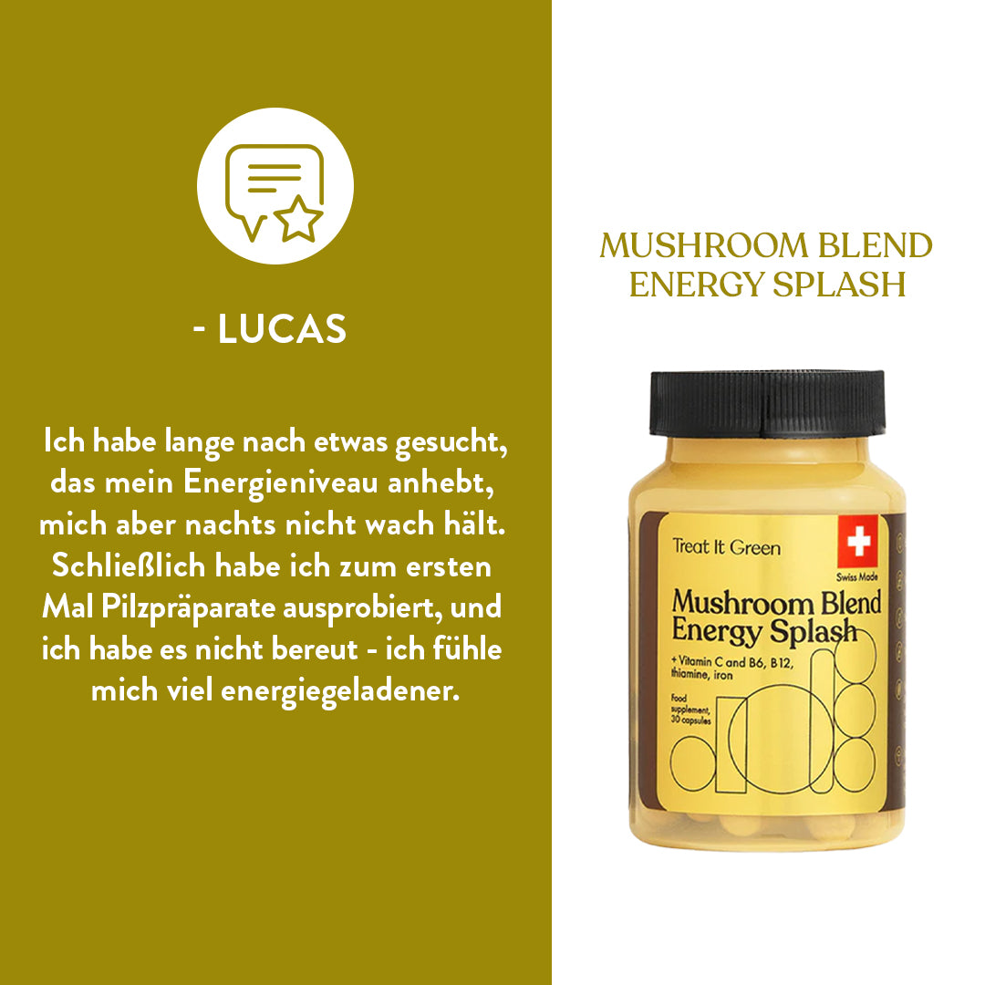 Vitalpilzmischung Energie Splash (30 Kapseln)