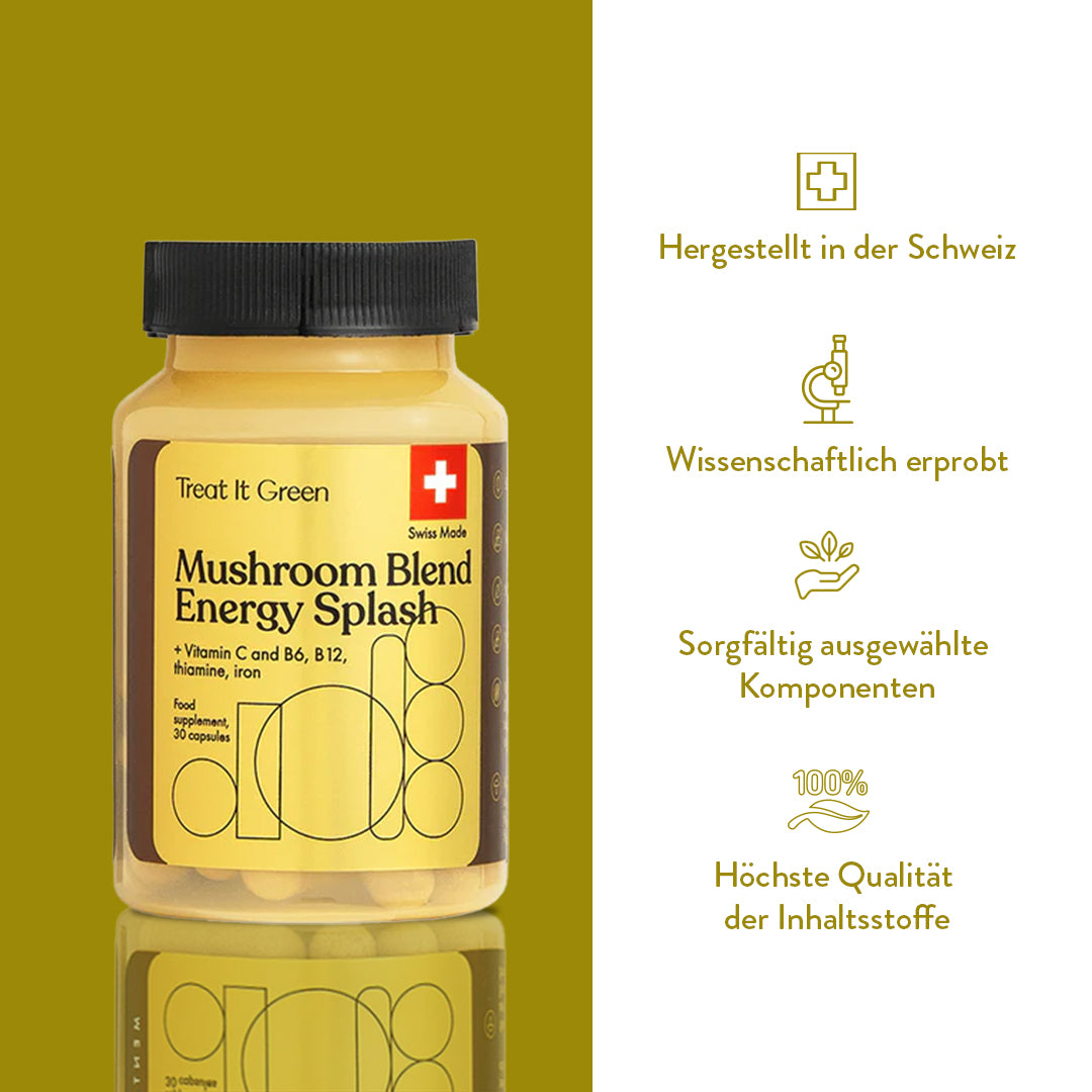 Vitalpilzmischung Energie Splash (30 Kapseln)