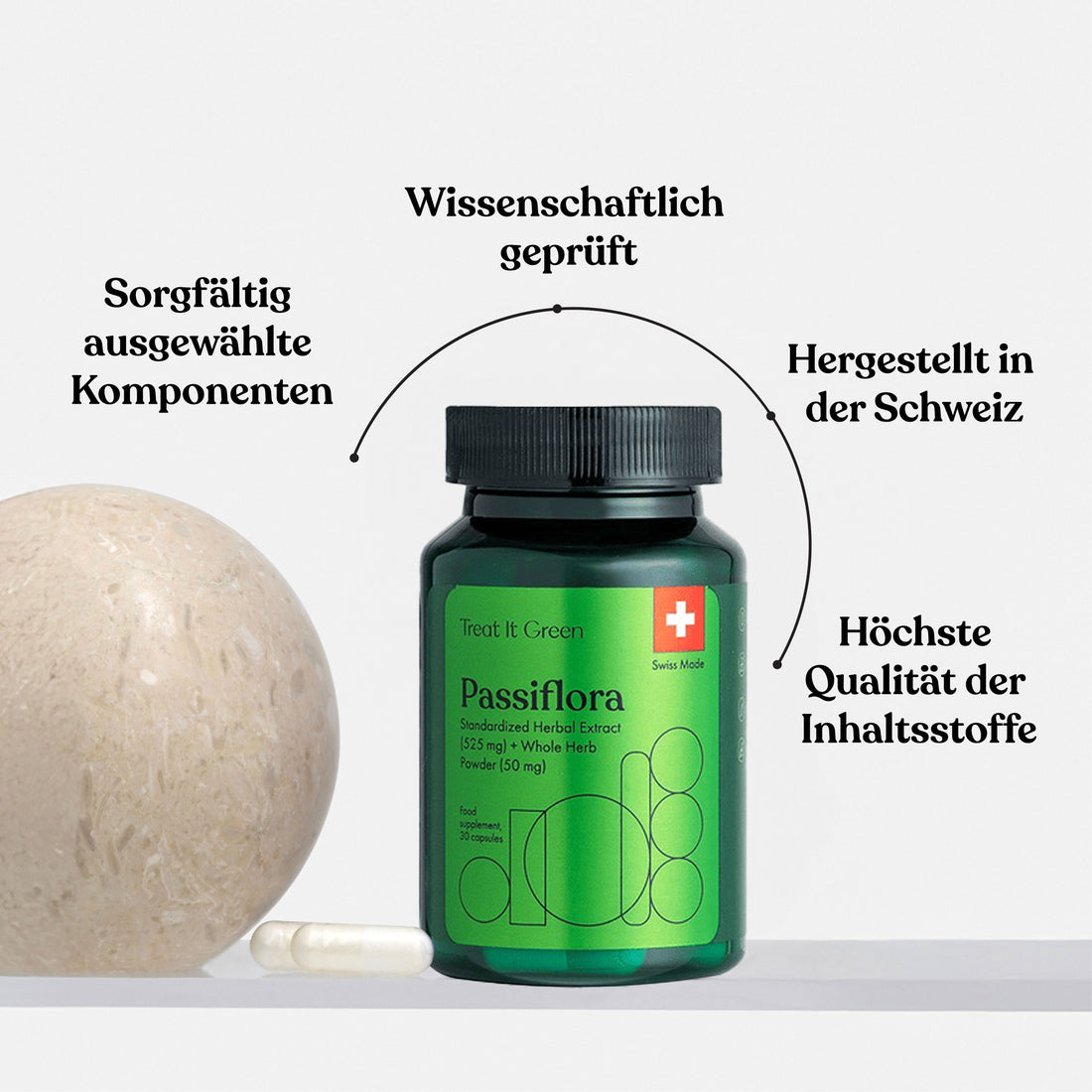 Passionsblume | 525 mg + 25 mg (30 Kapseln)