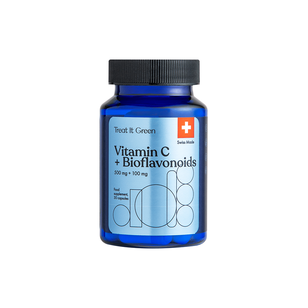 Vitamin C | 500 mg + Bioflavonoide | 100 mg (30 Kapseln)