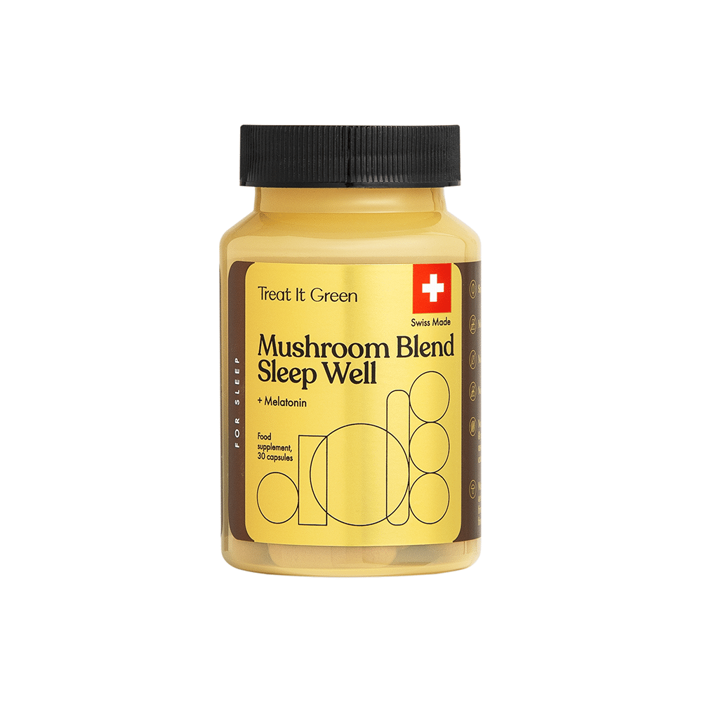 Vitalpilzmischung Sleep Well + Melatonin (30 Kapseln)