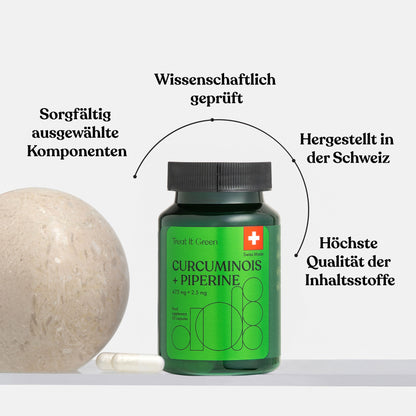 Curcumin + Piperin (30 Kapseln)