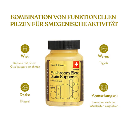 Vitalpilzmischung Gehirnunterstützung (30 Kapseln)